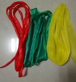 Extruted Bottom Sealed Mesh Netting Bags PE Material Fruits / Vegetables Packaging